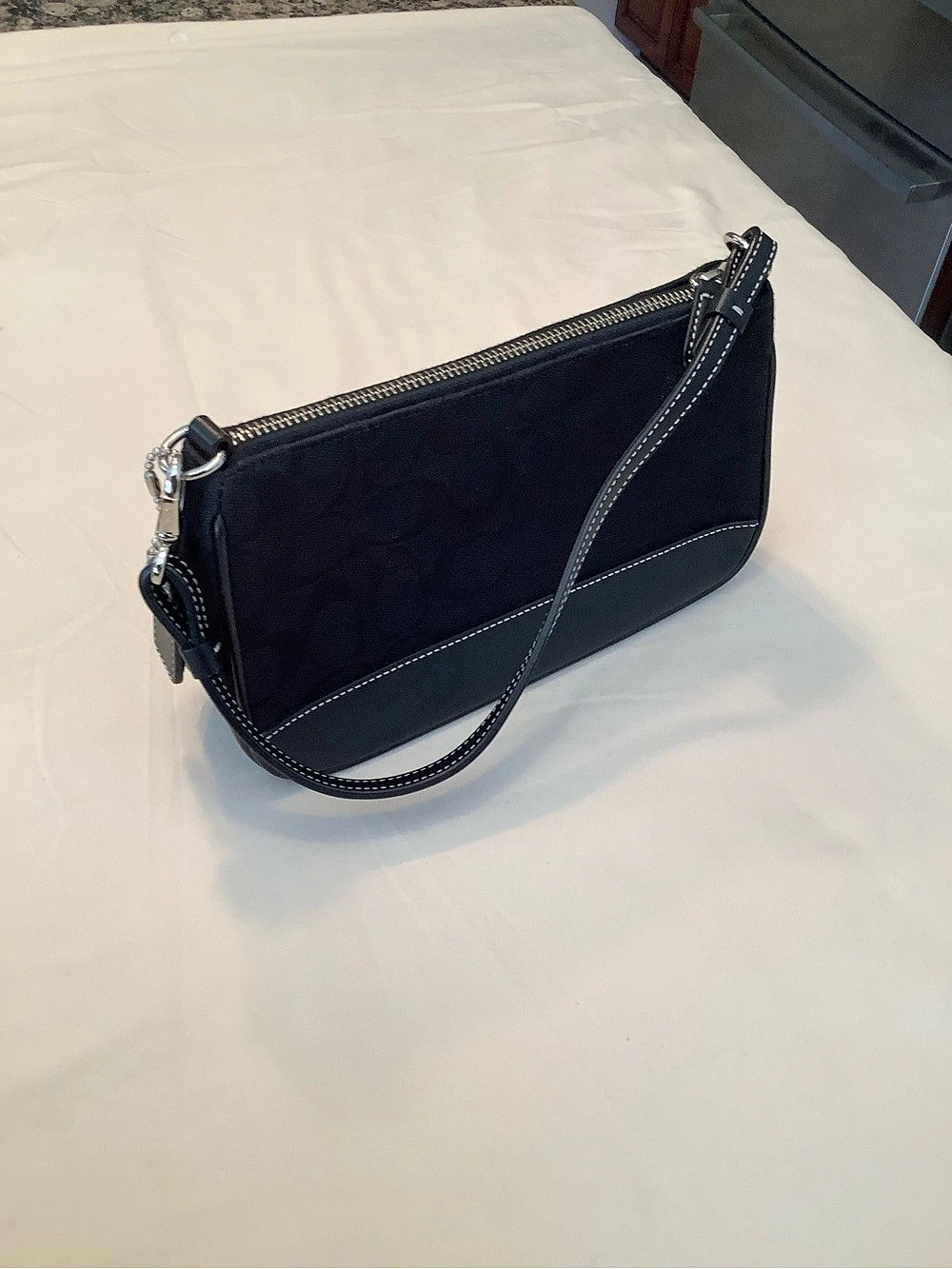 Coach Signature Demi Pouch Black Pouch